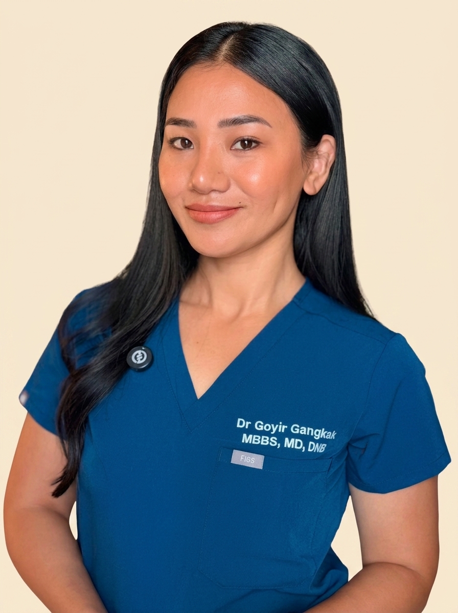 Dr. Goyir Gangkak, MBBS, MD — precision nutrition coach